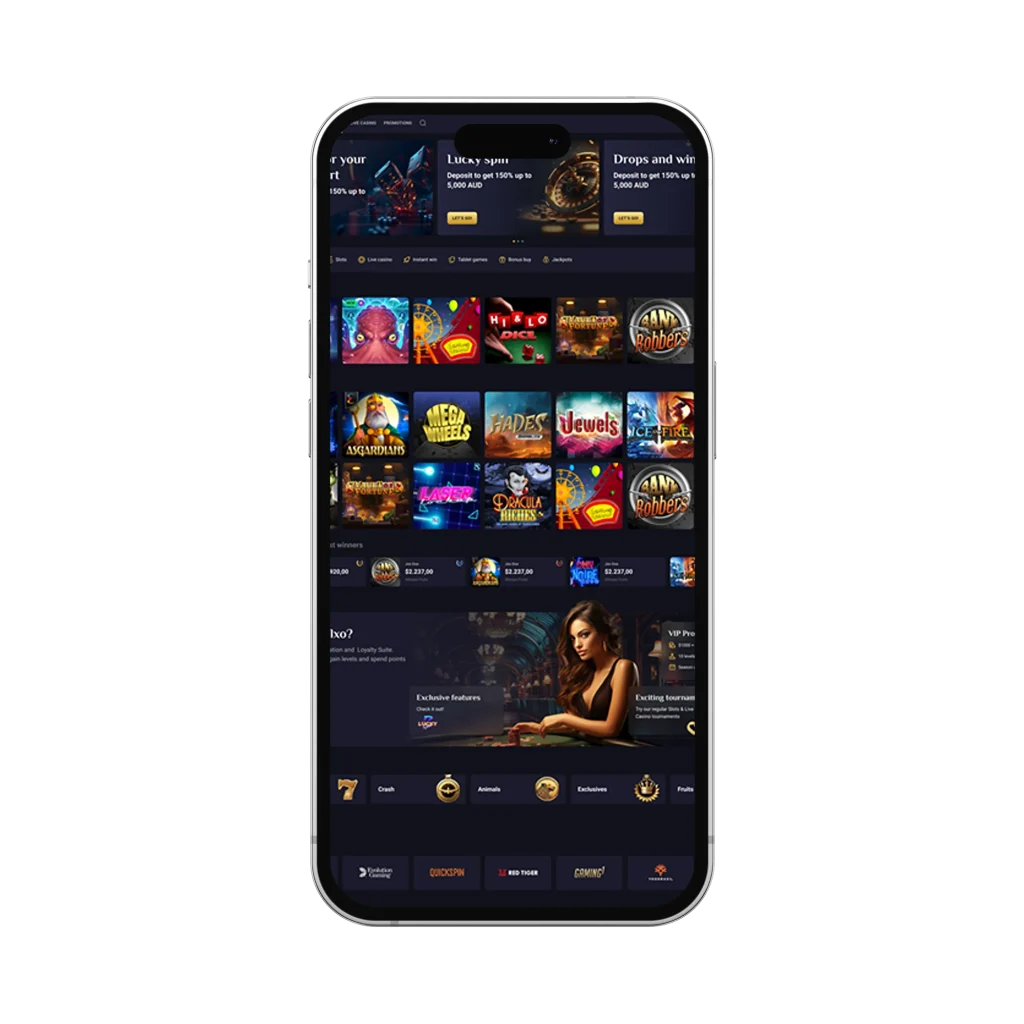 Roll XO Casino Mobile App